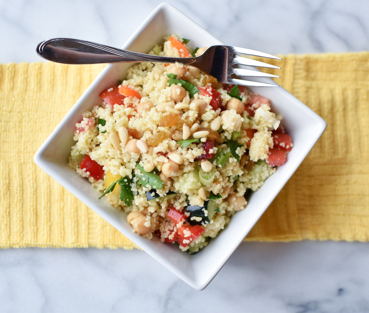 Mediterranean Couscous Salad | With Two Spoons